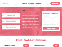 Tablet Screenshot of chatfox.org